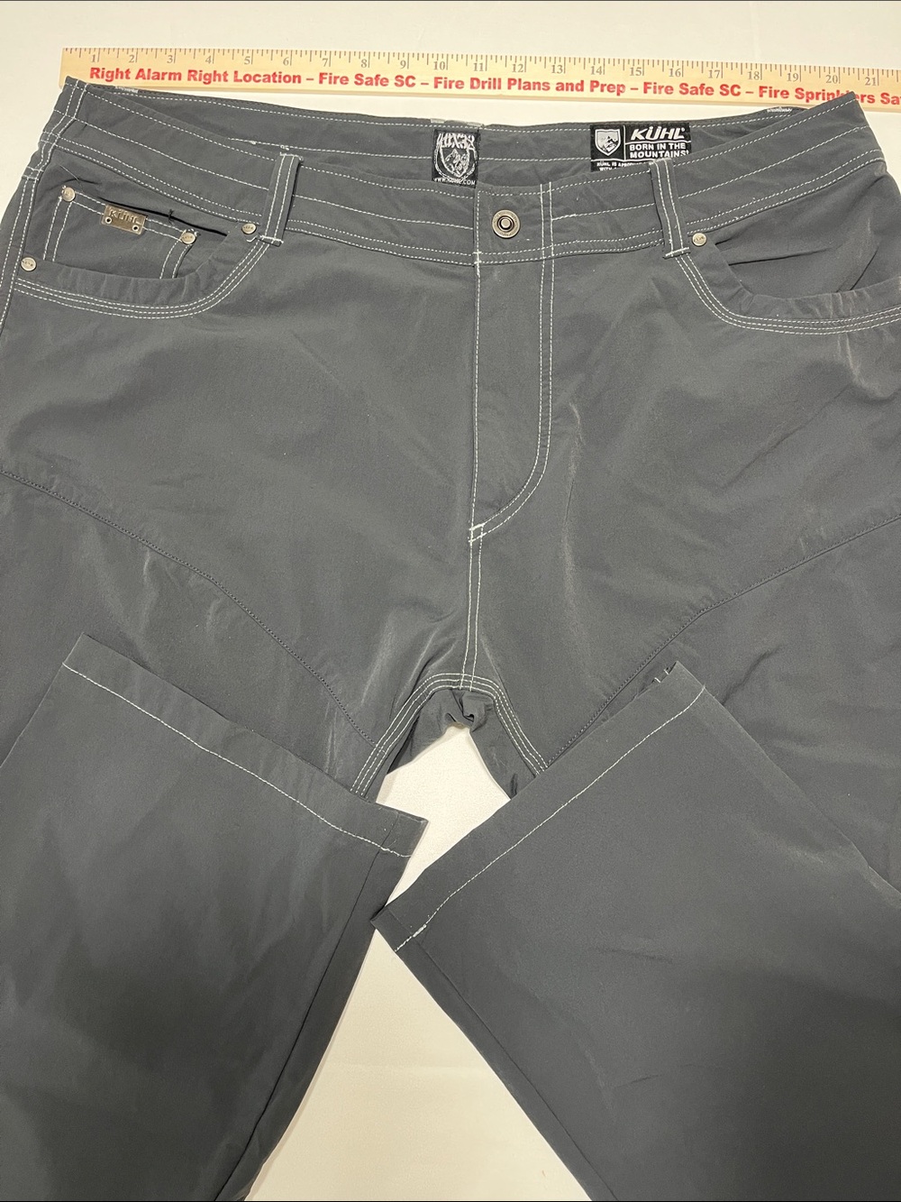 KÜHL Men’s Hiking Pants Gray 40x32 Stretch Outdoor‎ Trail Nylon Spandex